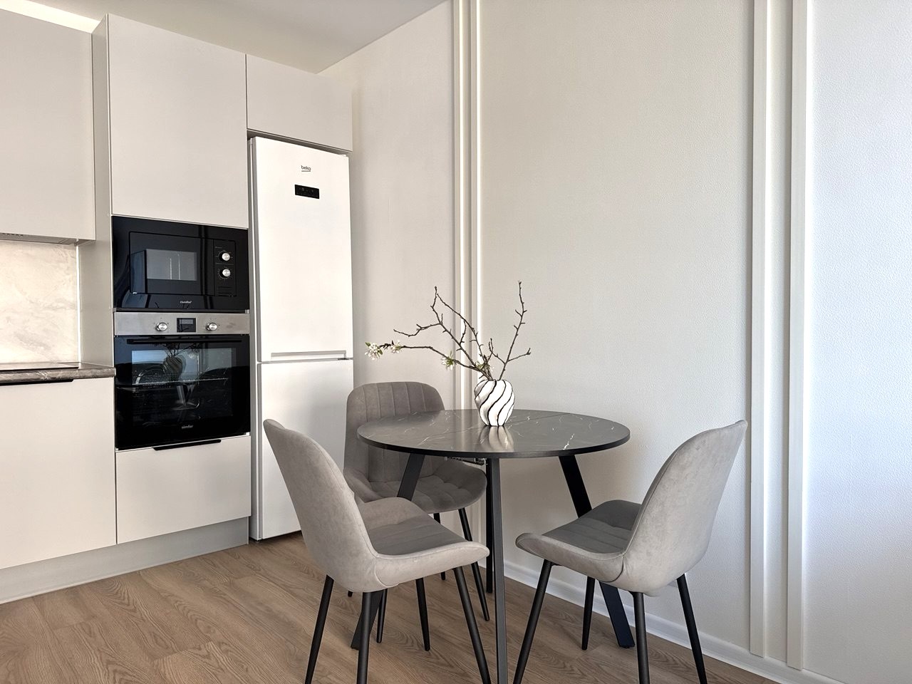 Хоумстейджинг квартиры  в ПИК. ЖК «Амурский парк», EURO3, 90 м² в ЖК Амурский парк
